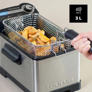 Friteuza electrica Taurus Profi-Fritteuse, 3 l, 2100 W, inox - Img 3
