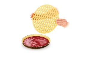 Gadget decorare prajituri Tescoma DELICIA 30 cm din plastic, usor de utilizat - Img 3