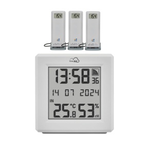 Gateway TFA Dostmann TFA.me Starter Set cu 3 Temperatursender, Alb, Monitorizare Temperatura - Img 2