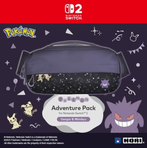 Geanta de umar HORI Adventure Pack Gengar si Mimigma pentru Nintendo Switch 2, design robust - Img 2
