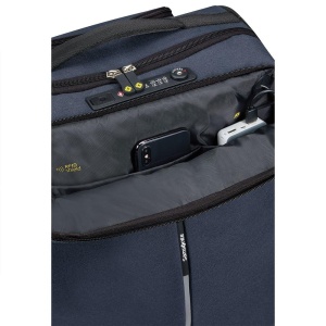 Geanta de voiaj Samsonite Securipak cu role, 57 cm, 39 L, albastra - Img 5