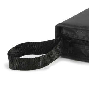 Geanta pentru CD-uri Hama, 104 Discuri, Nylon, Negru - Img 5