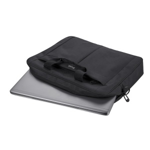 Geanta pentru laptop Trust Primo 16 inch, geanta cu curea de umar, geanta cu captuseala interioara pentru protectie, geanta de umar pentru calatorii, afaceri, birou, scoala - negru - Img 9