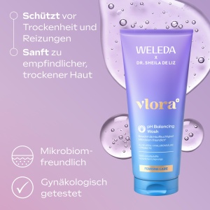 Gel de curatare Weleda Vlora pH Balancing Wash 200 ml, vegan, pentru ingrijirea intima - Img 5