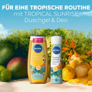 Gel de dus NIVEA Tropical Sunrise Artist Edition 250 ml, cu Vitamina C si E, parfum exotic - Img 6