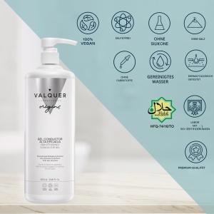Gel de ultrasunete Valquer pentru fata si corp, 1000 ml, fara culoare si miros - Img 2