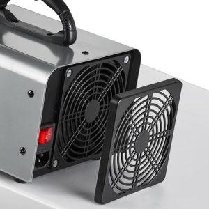 Generator de ozon VEVOR 36000mg/h Ozonizator 115W Purificator de aer 300m^2 Dispozitiv de ozon Renovarea cladirii Temporizator 0-120 minute Deodorizator Generator de ozon Indicator de umiditate Monitorizare inteligenta a climei interioare - Img 12