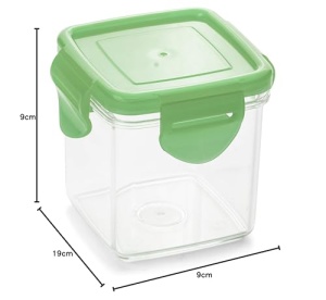 Genius Nicer Dicer Quick 200ml Verde Cu Capac Frischhaltedeckel - Img 4