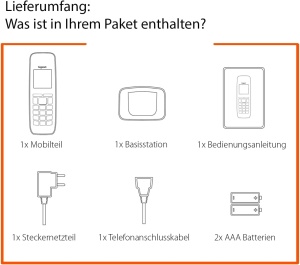 Gigaset Pure 120 - Telefon fara fir cu protectie impotriva apelurilor si ECO DECT - afisaj retroiluminat - Compatibil cu aparate auditive, negru antracit [Compatibil in DE, IT, FR, NL, BE, Che, AUT] - Img 6