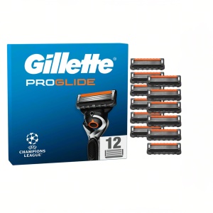 Gillette Proglide Lame de Ras 12 Rezerve Tehnologie Flexball si EverGlide pentru Confort