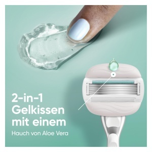 Gillette Venus Pro ComfortGlide Sensitive Ras pentru femei cu 5 lame si Aloe Vera - Img 4