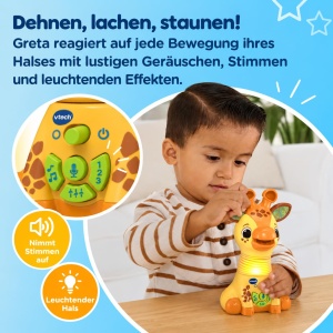 Giraffa interactiva VTech Greta cu sunete si lumini, 18 luni - Img 2