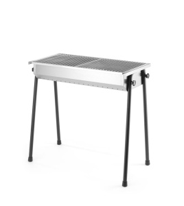 Gratar cu carbune HENDI Patio, 2 roste 345x345mm, inox 180 - Img 2