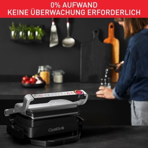 Gratar de contact Tefal OptiGrill & Bake cu tava de copt, 6 programe, indicator de nivel de gatit, placi detasabile, gratar electric, otel inoxidabil, GC714D10 - Img 7