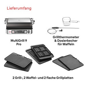 Gratar electric Braun MultiGrill 9 CG 9167, 2200W, 3 tipuri de placi - Img 8