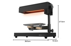 Gratar electric Raclette Cecotec CheeseGrill 6000, 600W, termostat reglabil, negru - Img 10