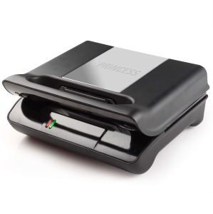 Gratar Princess Contact 117002 multigrill cu placi de gratar interschimbabile sandwich vafe gratar 700 wati suprafata de gratar de 23x13 cm acoperit a - Img 3