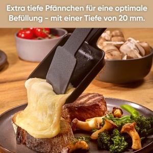 Gratar Raclette Severin RG 2350 Negru 1900W Filtru Integrat Fara Fum - Img 9