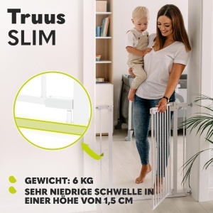 Gratier de siguranta Lionelo Truus Slim, 75-105 cm, instalare fara gaurire - Img 4