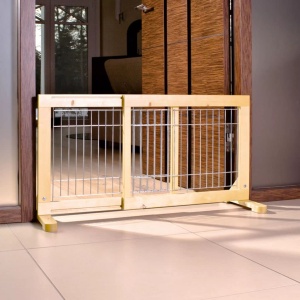 Gratier pentru caini TRIXIE din lemn de pin, ajustabil 65-108 cm, culoare maro - Img 2