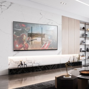GRIFEMA TV TV TV Suport de perete pentru suport TV de 26-65 inch Suport TV extensibil rabatabil Universal de pana la 50 kg, max. VESA 400 x 400 mm, instalare usoara - Img 5