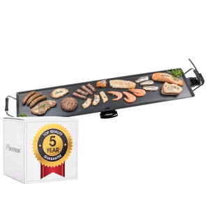 Grill electric Bestron ABP605, 2000W, 100x22 cm, negru