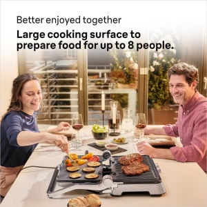 Grill Electric Braun MultiGrill 9 CG9043, 2000W, 3-in-1, Suprafata Mare - Img 2