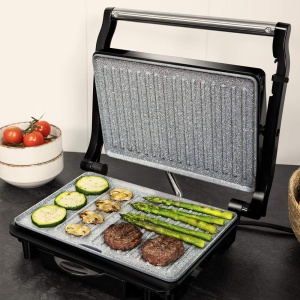 Grill electric Cecotec RocknGrill Rapid, 1500 W, suprafata 24,5 x 17,3 cm - Img 6