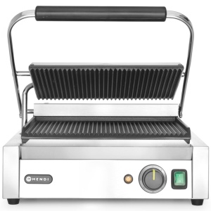 Grill electric Hendi Kontaktgrill Panini 2200W temperatura reglabila 300degC - Img 4