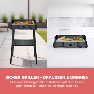 Grill electric Severin PG 8594, 2000W, 38x22cm, negru - Img 9