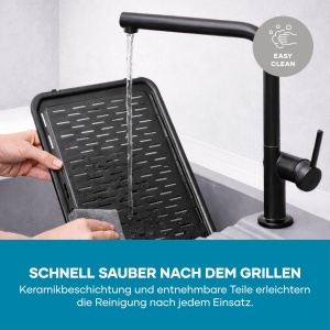 Grill electric Severin PG 8596, 2000W, 39x23cm, negru - Img 8