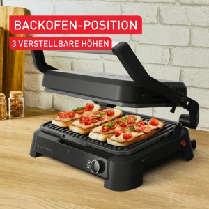 Grill electric Tefal SuperGrill 3in1, 2200 W, suprafata 800 cm, negrusilver - Img 5