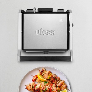 Grill electric Ufesa Jaya 2000W - Placi antiaderente, 180 deschidere, temperatura reglabila - Img 6