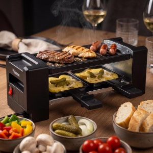 Grill Mini Raclette Tristar RA-2751, 400 W, pentru 2 persoane, compact - Img 7