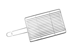 Grill pentru Sardine si Oktopus IBILI 30x20 cm, Inox 18, Ergonomic