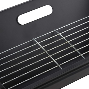 Grill Portabil Relaxdays, Faltabil, Negru, 30x45,5x30cm - Img 7