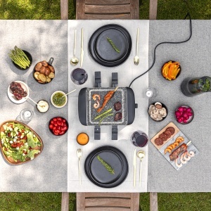 Grill Raclette Princess 162810 pentru 2-4 persoane, 600W, cu placa din piatra naturala - Img 8
