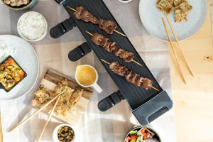 Grill Raclette Steba RC 140 cu 4 Tavi Antiaderente, 38.5 cm - Img 3