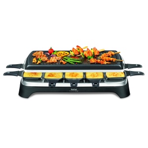 Grill Raclette Tefal Ambiance, 10 persoane, 1350W, negru, inox