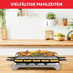 Grill Raclette Tefal Pierrade 1350W, 10 Persoane, Culoare Gri - Img 6