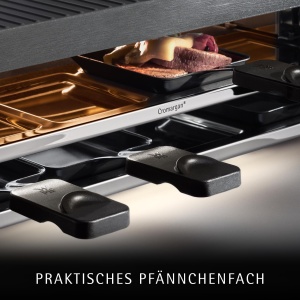 Grill Raclette WMF Master 8 Persoane, 1500 W, Negru Mat, Cu Control Temperatura - Img 7