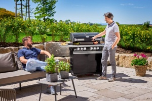 Grillrost din otel inoxidabil ROSLE pentru gratare gas VIDERO G2G3G4G6, 45x24 cm - Img 4