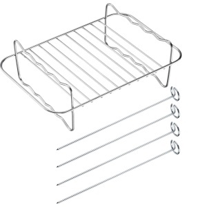 Grillrost Westmark pentru Friteuza cu Aer Cald, 4 Spiese, Inox