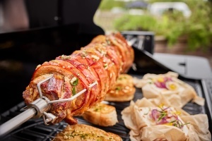 Grillspie ROSLE Premium, Grill Spie din inox 1810, 10 kg, cu motor electric - Img 6