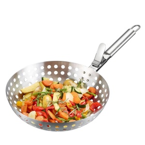Grillwok Westmark din otel inoxidabil, 340 x 280 mm, usor de curatat - Img 2