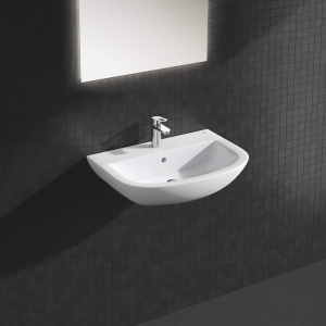 GROHE BauLoop - Robinet de lavoar cu o singura parghie (cu economie de apa, S-Size, cu tija de tragere, instalare cu o singura gaura), crom, 23335000 - Img 2