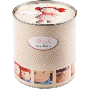 HABA 5737 - Papusa Mirli soft rag doll pentru bebelusi de la 6 luni pentru a se juca imbratisa si confort cadou pentru nastere si botez livrat in cuti - Img 6