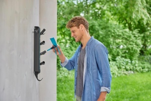 Halter pentru unelte de gradina Gardena Einzelstecker Flex, 2 bucati, din material reciclat - Img 3