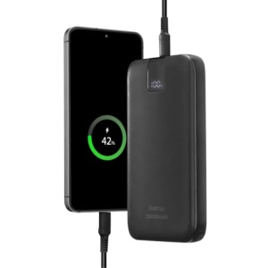 Hama Power Pack PD 20 20000mAh (baterie externa cu 2X USB C + 1x USB A, Power Pack Certified, incarcare rapida, acumulator, accesorii pentru telefoane mobile, tableta, cutie Bluetooth etc., incarcator portabil mic) antracit - Img 11