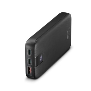Hama Powerbank PD 10 10000mAh (baterie externa cu 2X USB C + 1x USB A, Power Pack Certified, incarcare rapida, acumulator, accesorii pentru telefoane mobile, tableta, cutie Bluetooth etc., incarcator portabil mic) antracit - Img 13